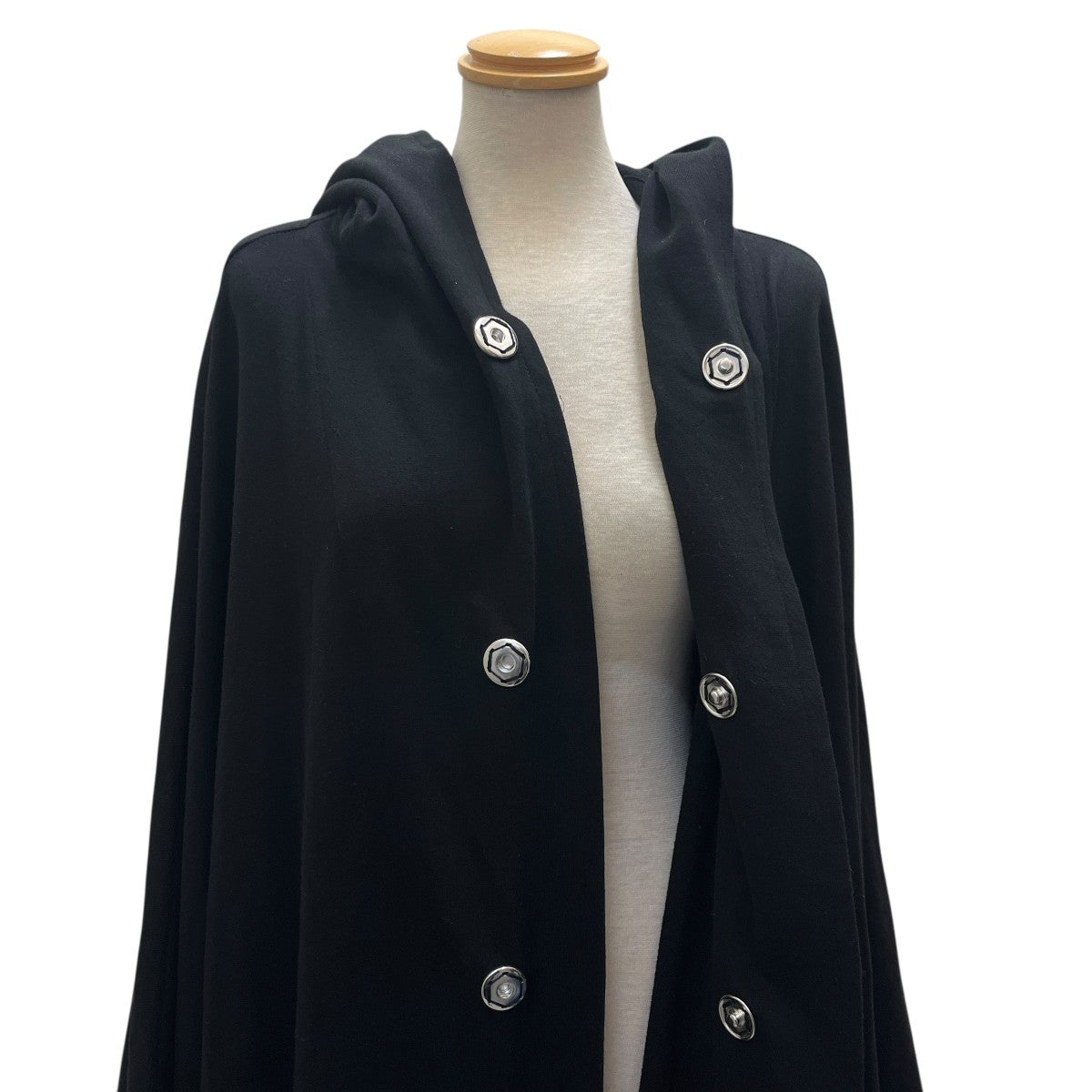 Y's(ワイズ) COMBED MINI FLEECE ASYMME CAPE PONCHOポンチョYX-C02