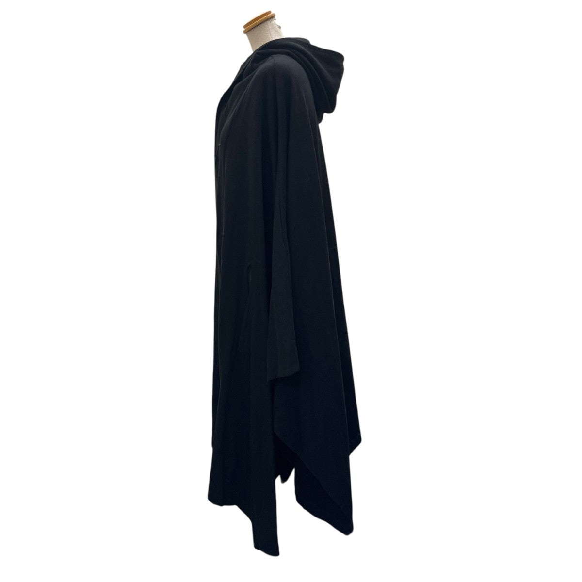 Y’s COMBED MINI FLEECE ASYMME CAPE PONCHOポンチョYX-C02-008 古着・中古-4枚目のアイテム画像