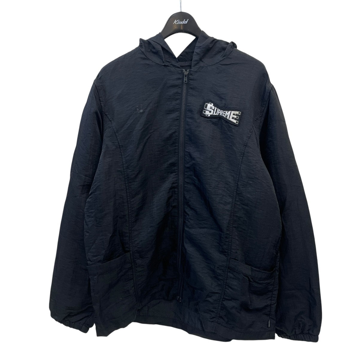 Supreme 17SS20 Skew Hooded nylonフーデッドブルゾン 古着・中古-1枚目のアイテム画像