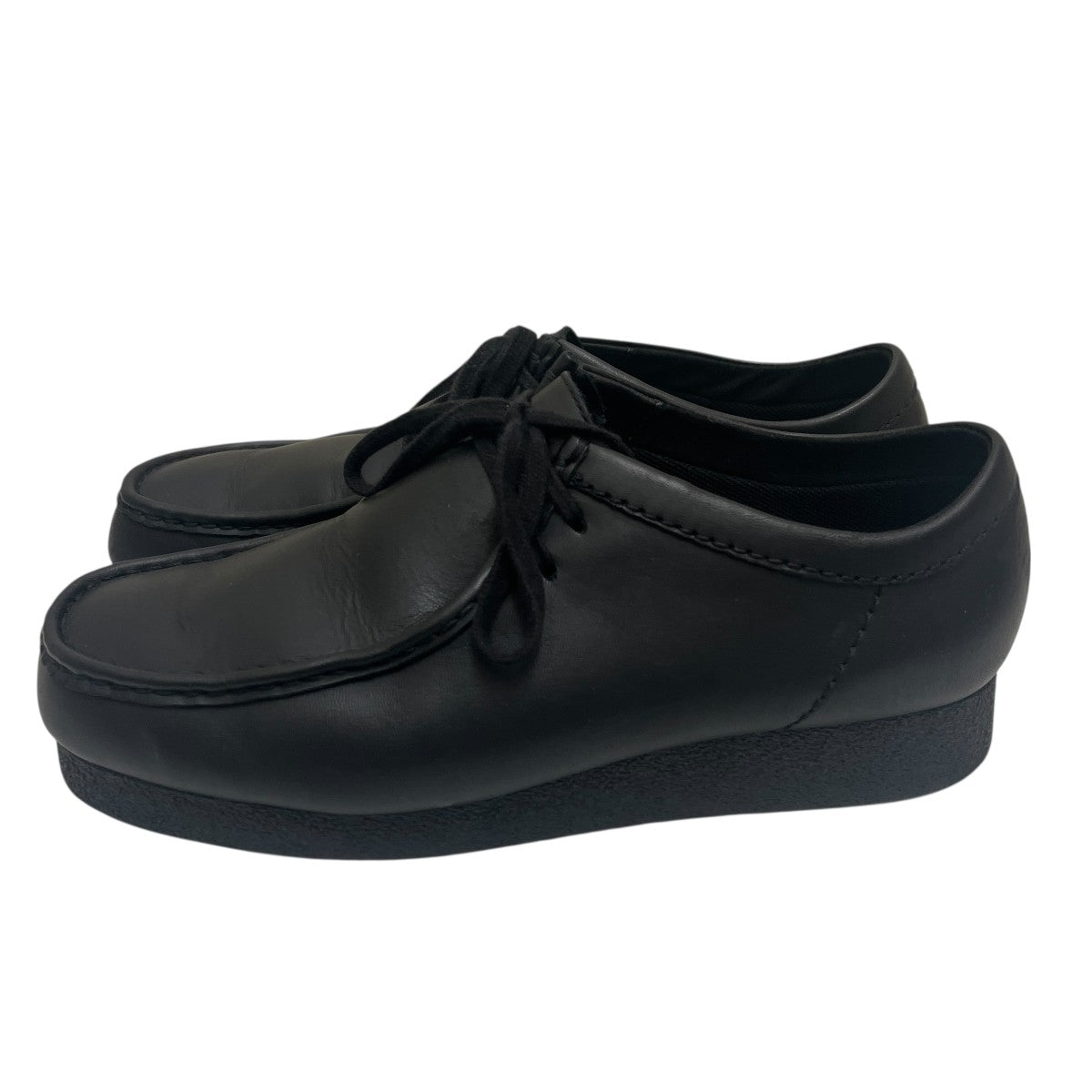 CLARKS(クラークス) Wallabeeレザーシューズ ブラック サイズ UK10