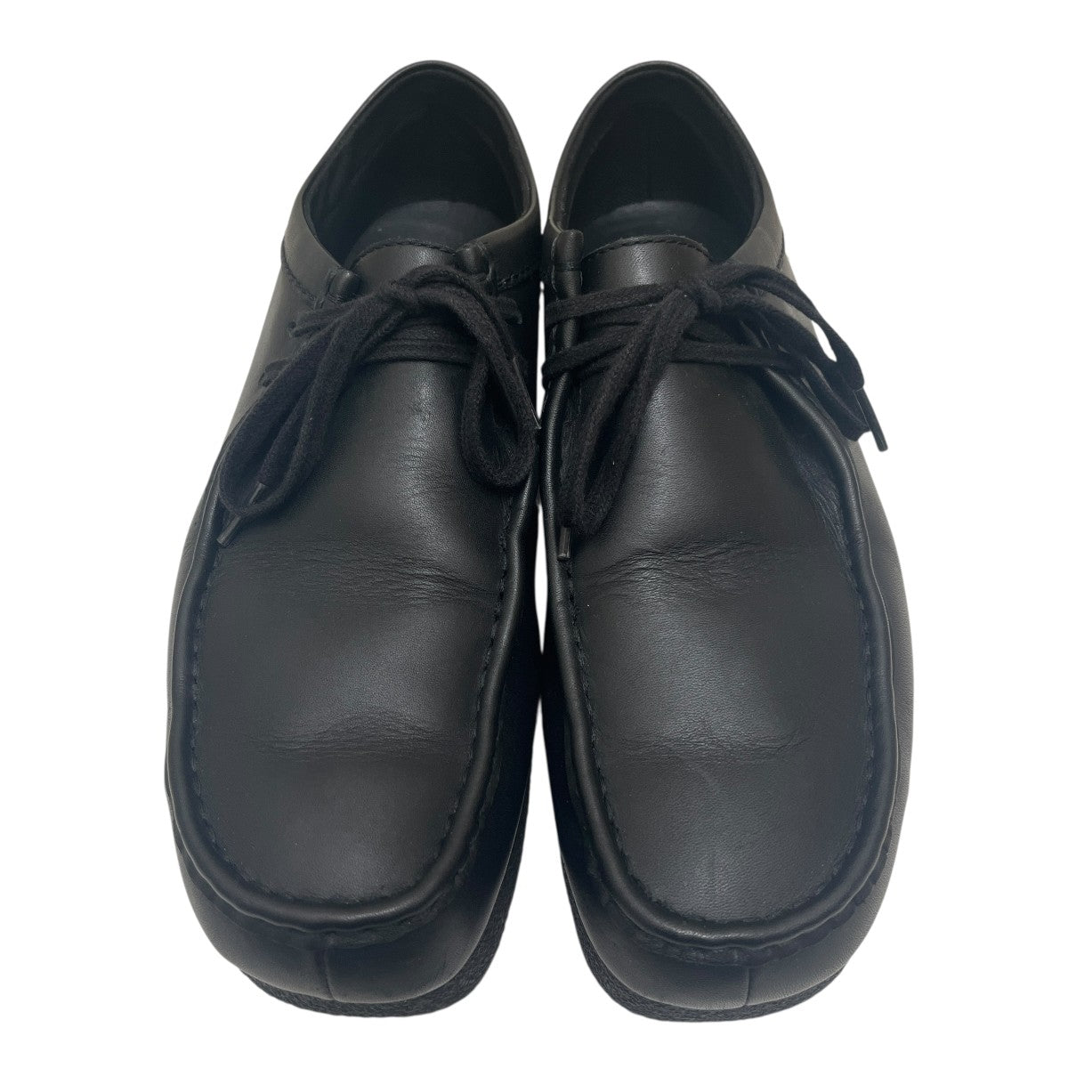 CLARKS(クラークス) Wallabeeレザーシューズ ブラック サイズ UK10
