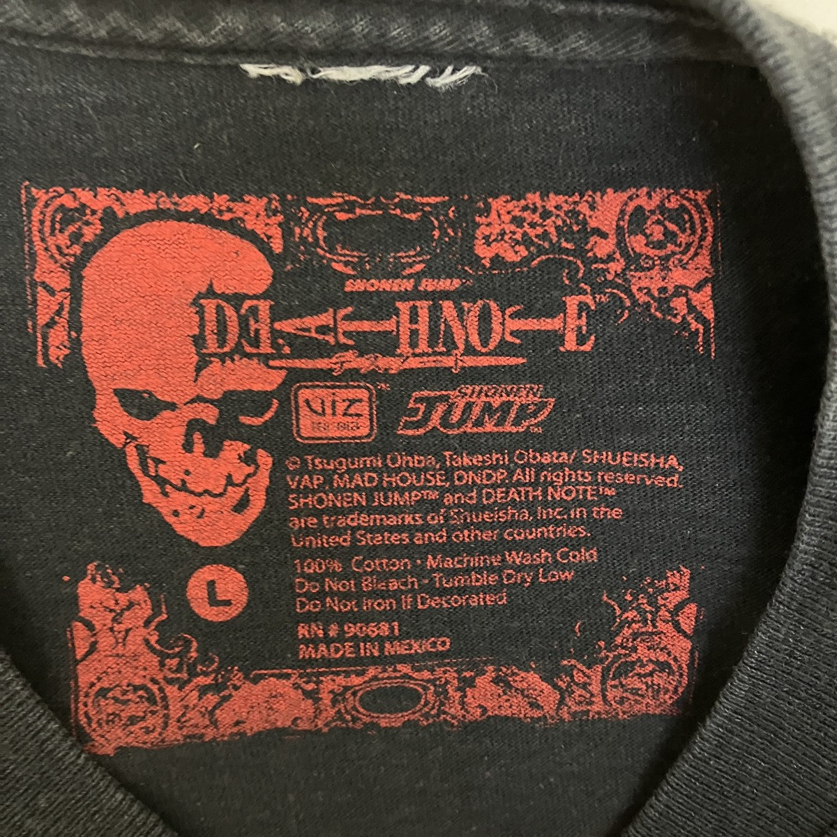 DEATH NOTE 00’ｓ VintageTシャツ 古着・中古-5枚目のアイテム画像