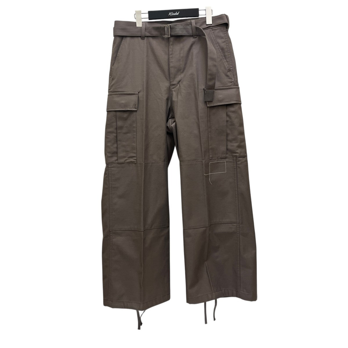 sacai×WTAPS 25SSCotton Back Satin Pants 0125-03695M 古着・中古-1枚目のアイテム画像