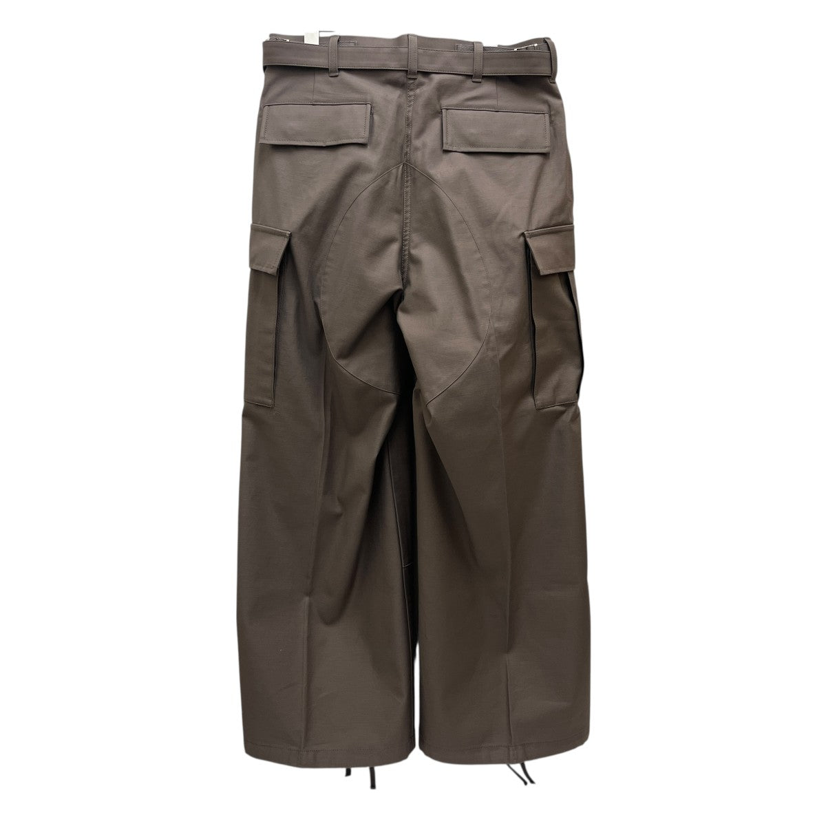 sacai×WTAPS 25SSCotton Back Satin Pants 0125-03695M 古着・中古-2枚目のアイテム画像