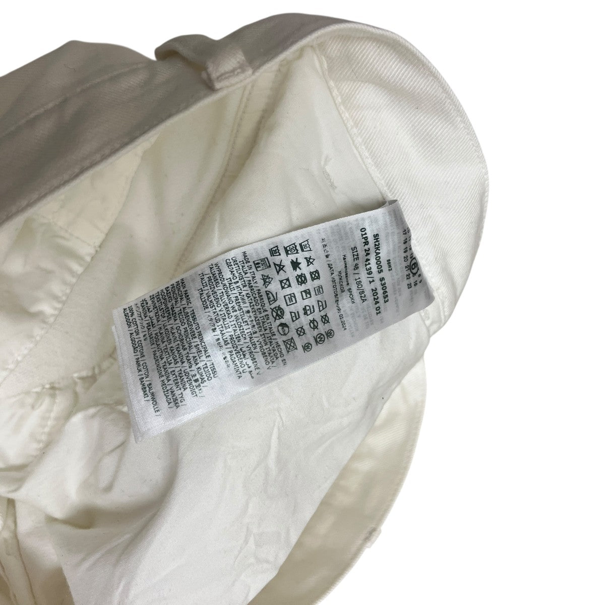 マルジェラ　アナトミックパンツ　ホワイト　48 楽天市場】MM6 MAISON MARGIELA エムエムシックス メゾン マルジェラ