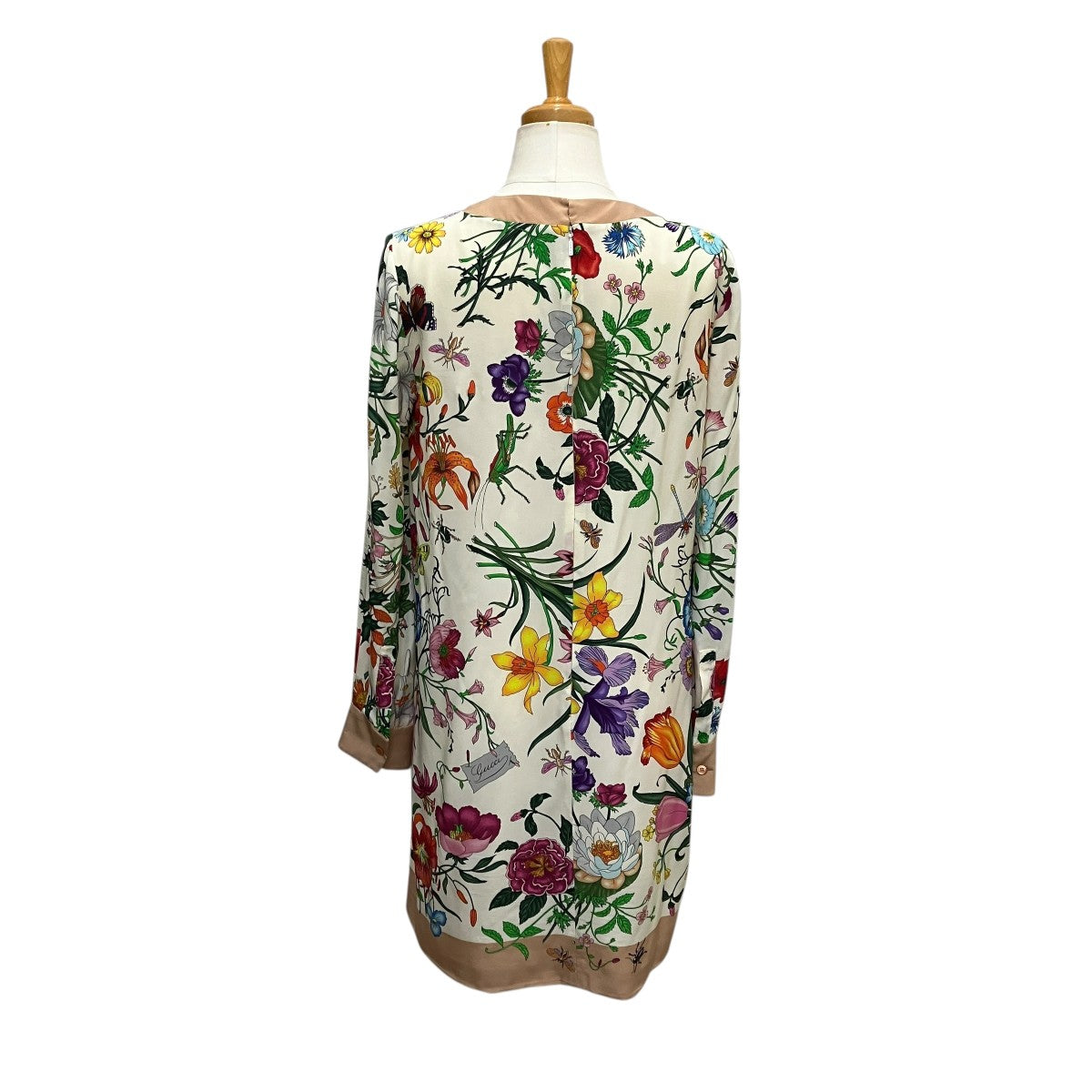 GUCCI(グッチ) 50 YEARS IN JAPAN花柄シルクシャツワンピース358691