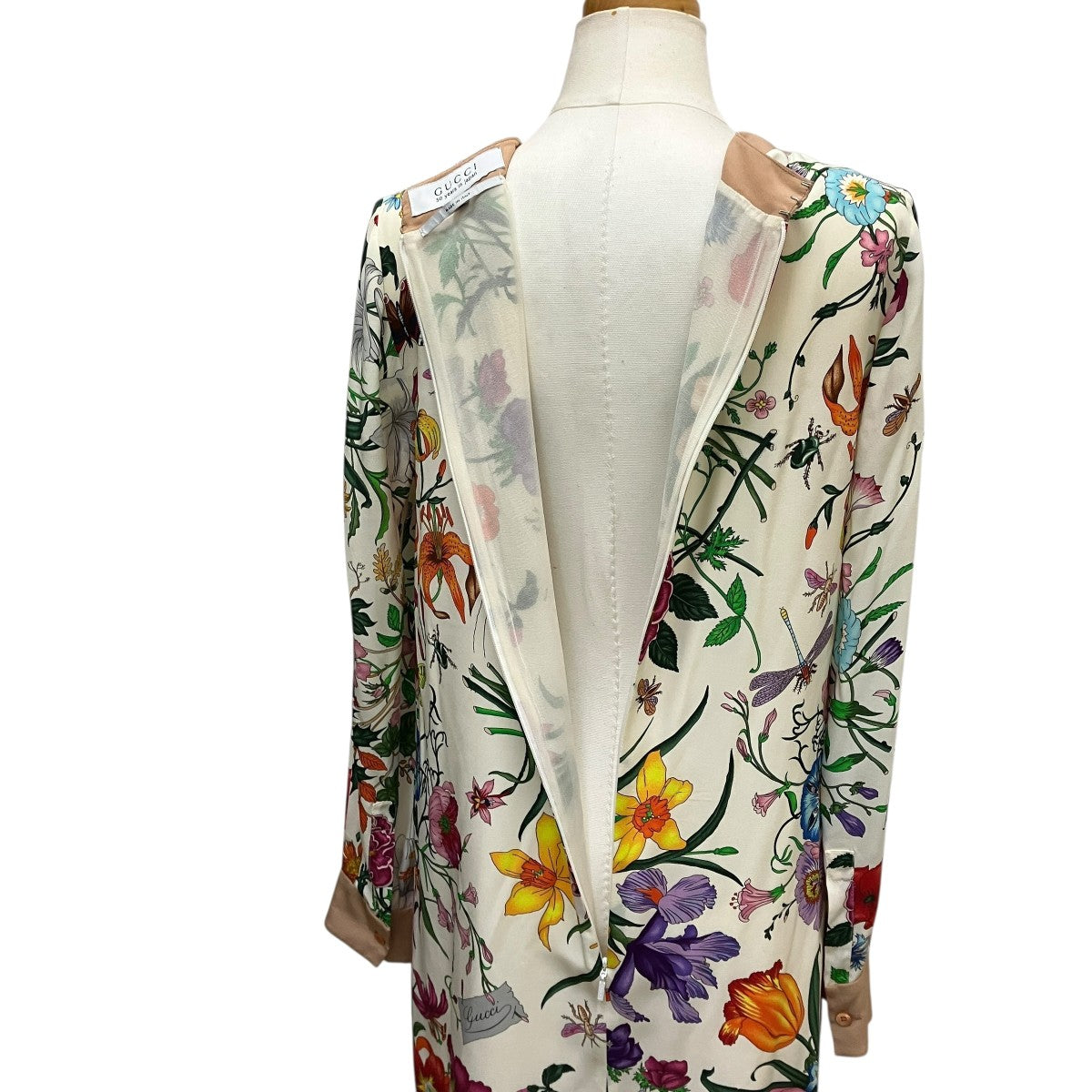 GUCCI(グッチ) 50 YEARS IN JAPAN花柄シルクシャツワンピース358691