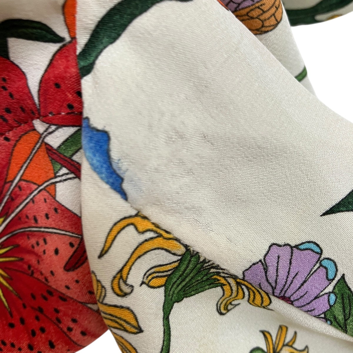 GUCCI(グッチ) 50 YEARS IN JAPAN花柄シルクシャツワンピース358691