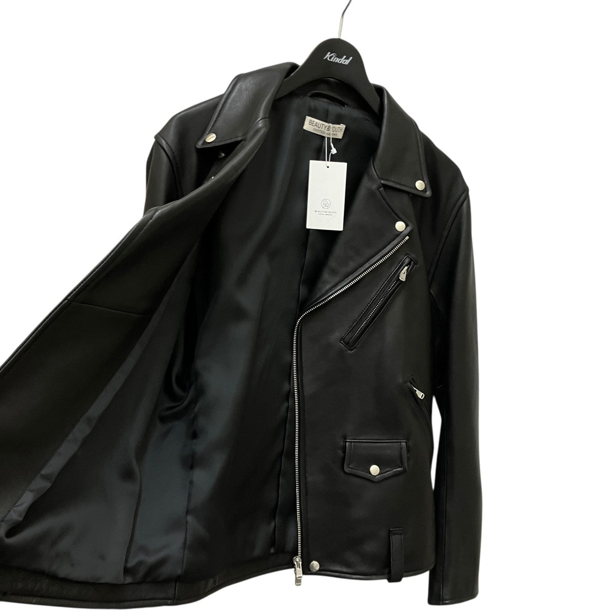 BEAUTY＆YOUTH(ビューティアンドユース) ライダースジャケット1225-199