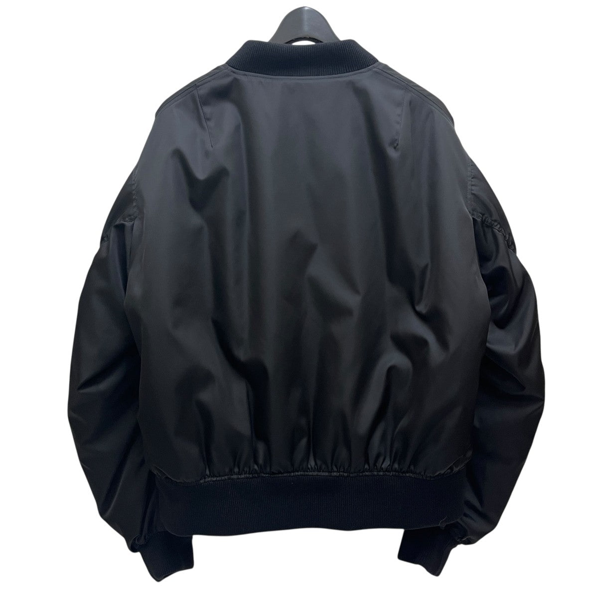 PRADA MA-1 Re-Nylon ボンバージャケット SGB903 Prada: Men's Re-Nylon Bomber Jacket (Black) | DSMNY E-SHOP