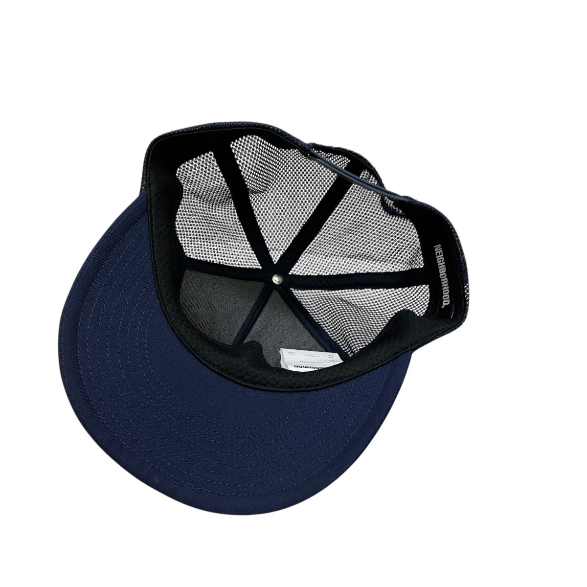 NEIGHBORHOOD(ネイバーフッド) 25SSメッシュキャップ ネイビー サイズ