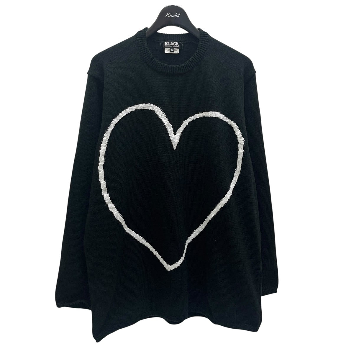 コムデギャルソン　ブラックニット Mサイズ COMME des GARCONS - COMME des GARCONS コムデギャルソン ニット