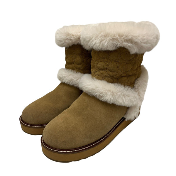 COACH(コーチ) ムートンブーツ FG4597 ベージュ サイズ US6C｜【公式