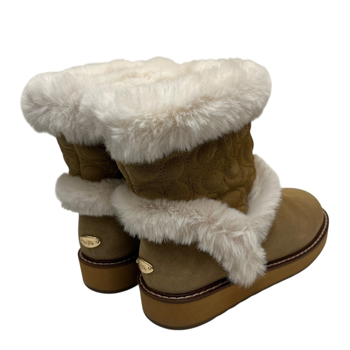 COACH(コーチ) ムートンブーツ FG4597 ベージュ サイズ US6C｜【公式