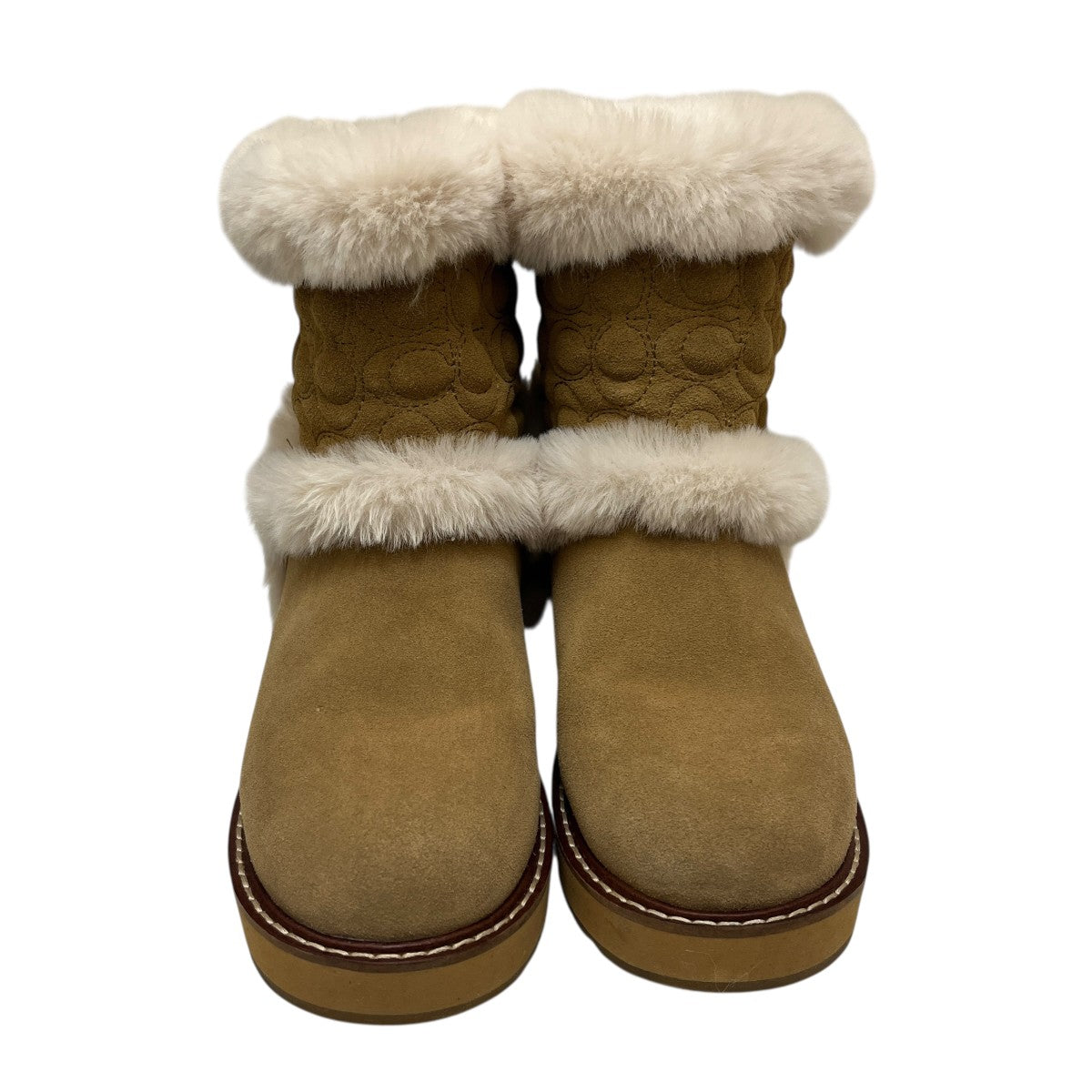 COACH(コーチ) ムートンブーツ FG4597 ベージュ サイズ US6C｜【公式