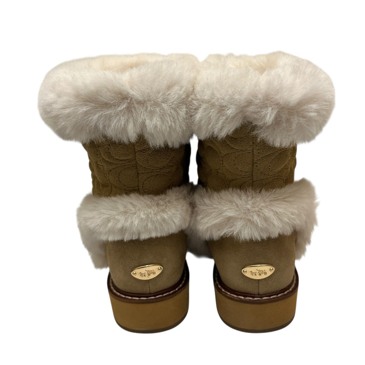 COACH(コーチ) ムートンブーツ FG4597 ベージュ サイズ US6C｜【公式