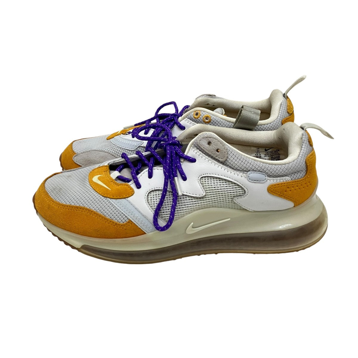 NIKE ODELL BECKHAM JR AIR MAX 720 CANYON GOLD HYPER GRAPEスニーカーCK2531-001 古着・中古-3枚目のアイテム画像