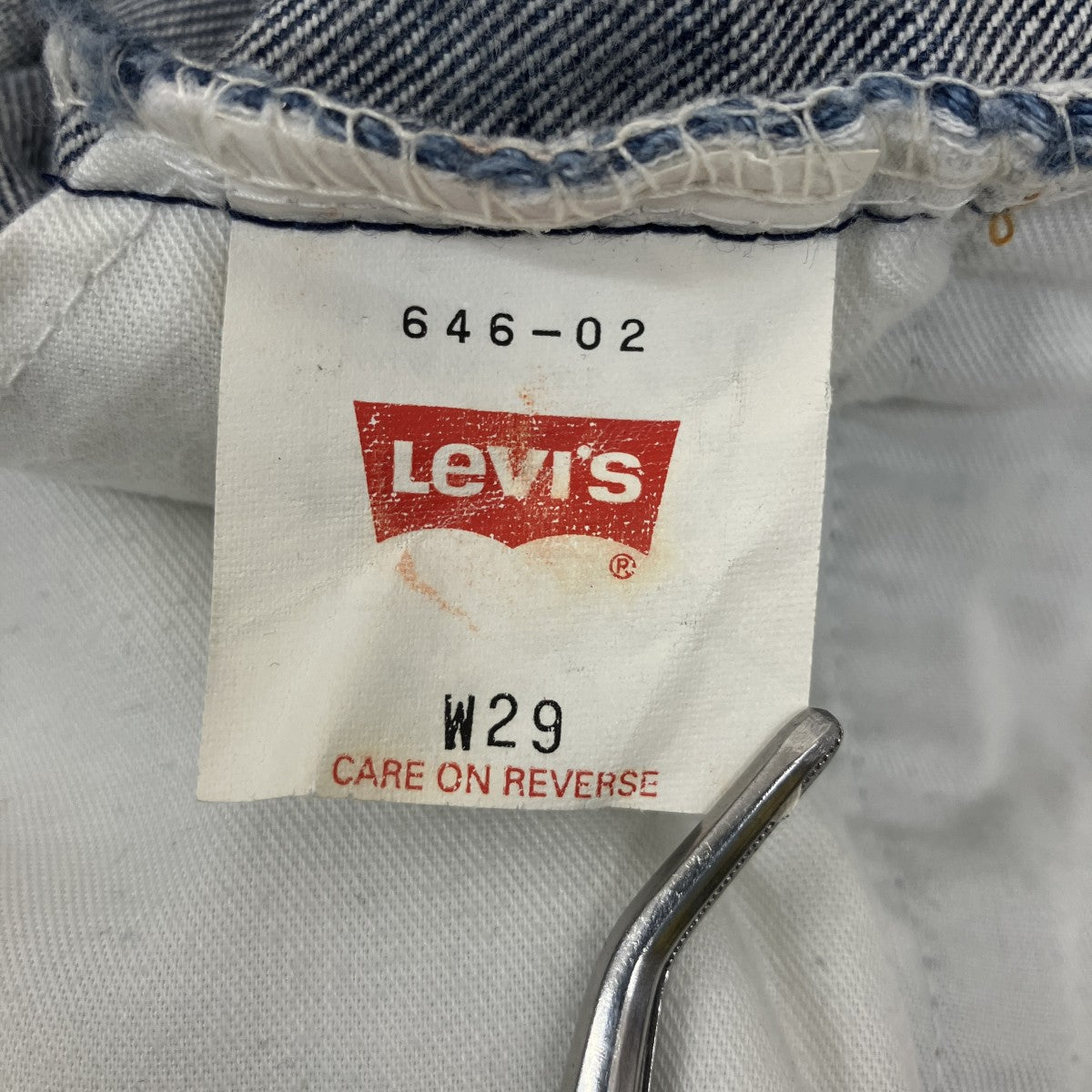 LEVI’S 90’ｓ オレンジタブデニムパンツ 古着・中古-7枚目のアイテム画像