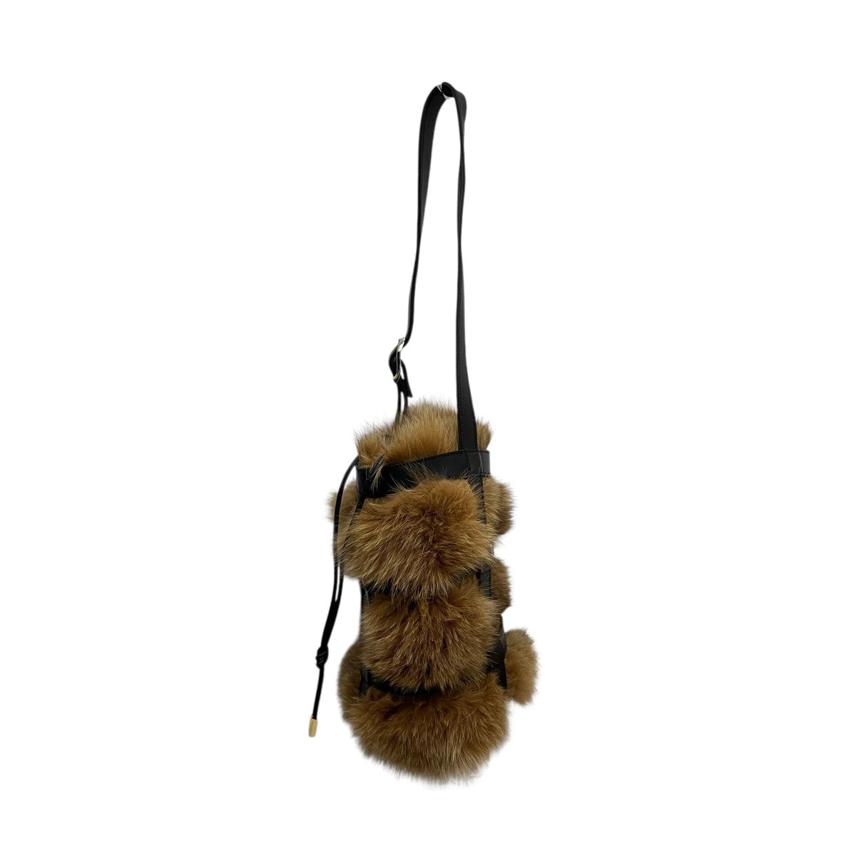 Manimaris Girlishファーハンドバッグ 古着・中古-2枚目のアイテム画像