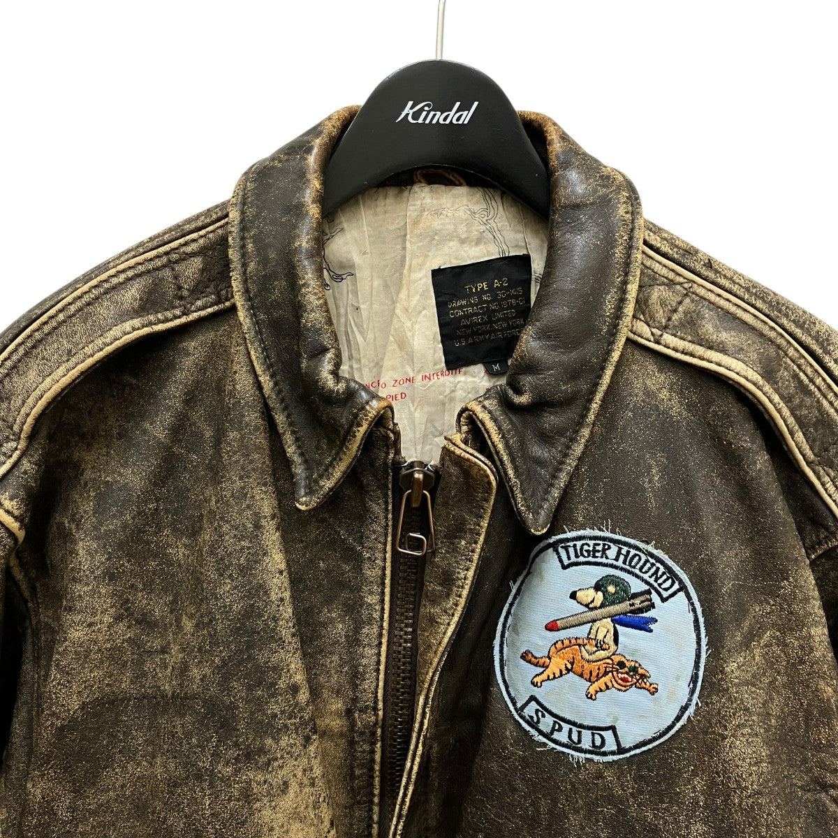 AVIREX(アビレックス) A-2 Vintageレザージャケット ブラウン サイズ M