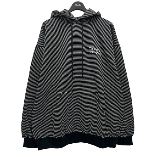 ENNOY(エンノイ) BORDER HOODIE SWEATボーダープルオーバーパーカー