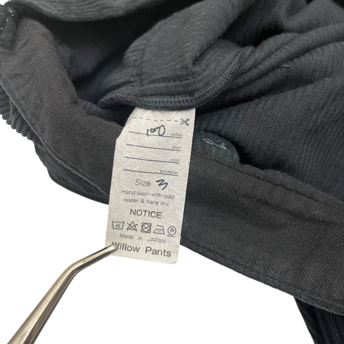 Willow Pants コーデュロイパンツ 古着・中古-5枚目のアイテム画像