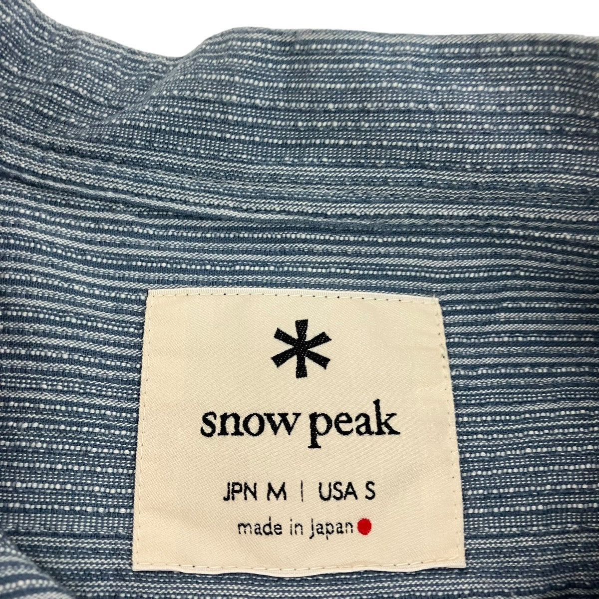 snow peak 長袖シャツSH-20SU108 古着・中古-6枚目のアイテム画像