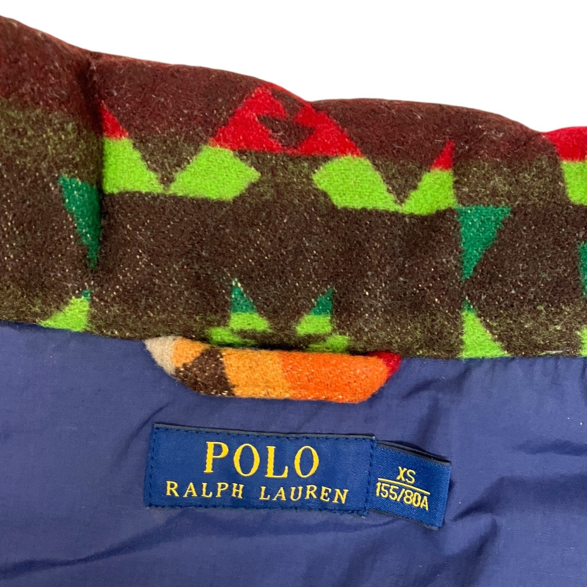 POLO RALPH LAUREN ネイティブ柄ダウンベスト211506647001 古着・中古-6枚目のアイテム画像