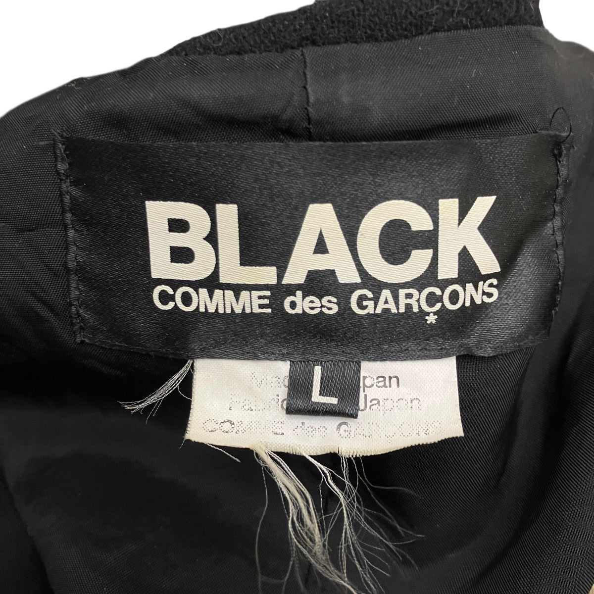 BLACK COMME des GARCONS テーラードジャケット1N-J019 古着・中古-6枚目のアイテム画像