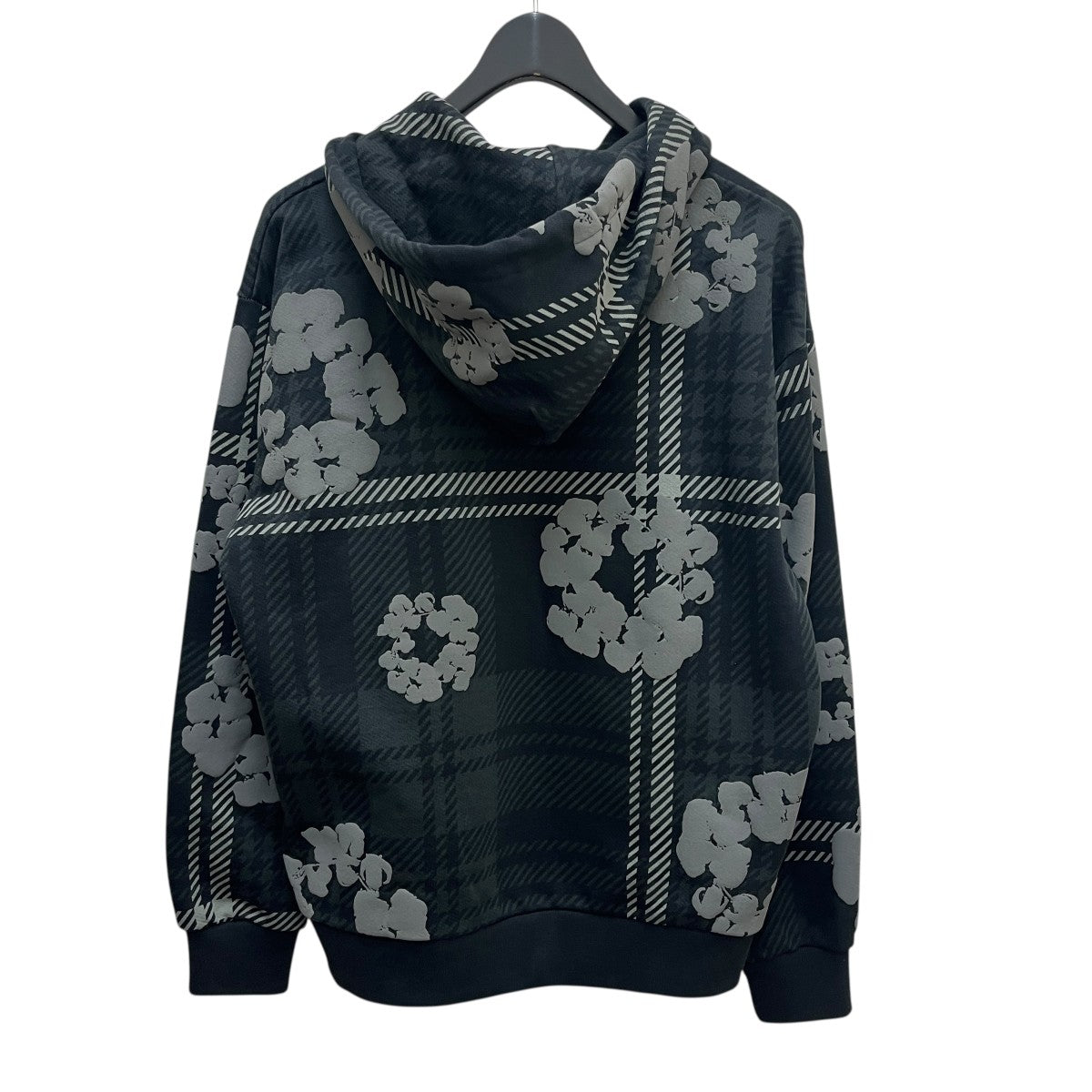 25AWPLAID COTTON WREATH ZIP HOODIEジップパーカー
