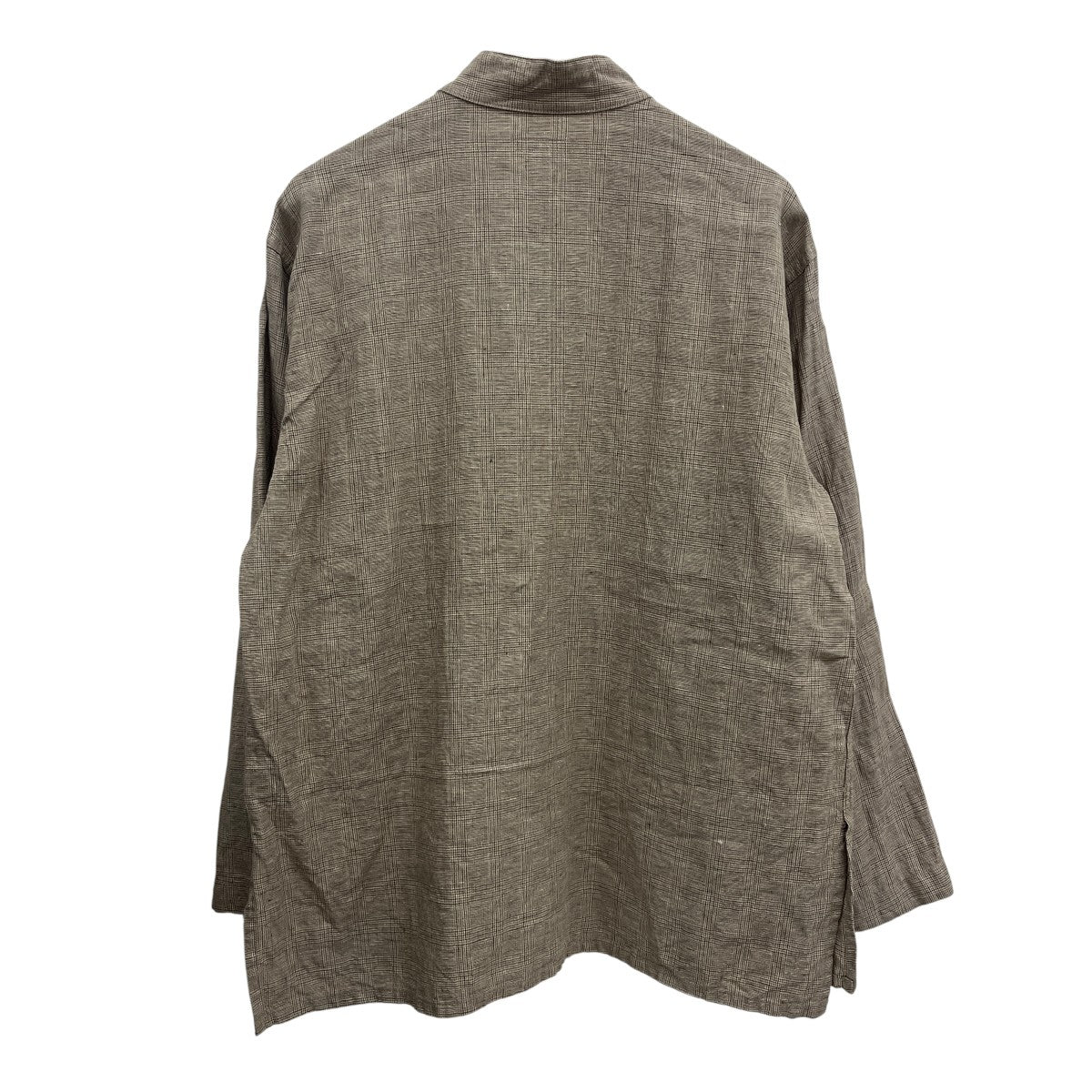 Engineered Garments チェックリネンカバーオール 古着・中古-2枚目のアイテム画像