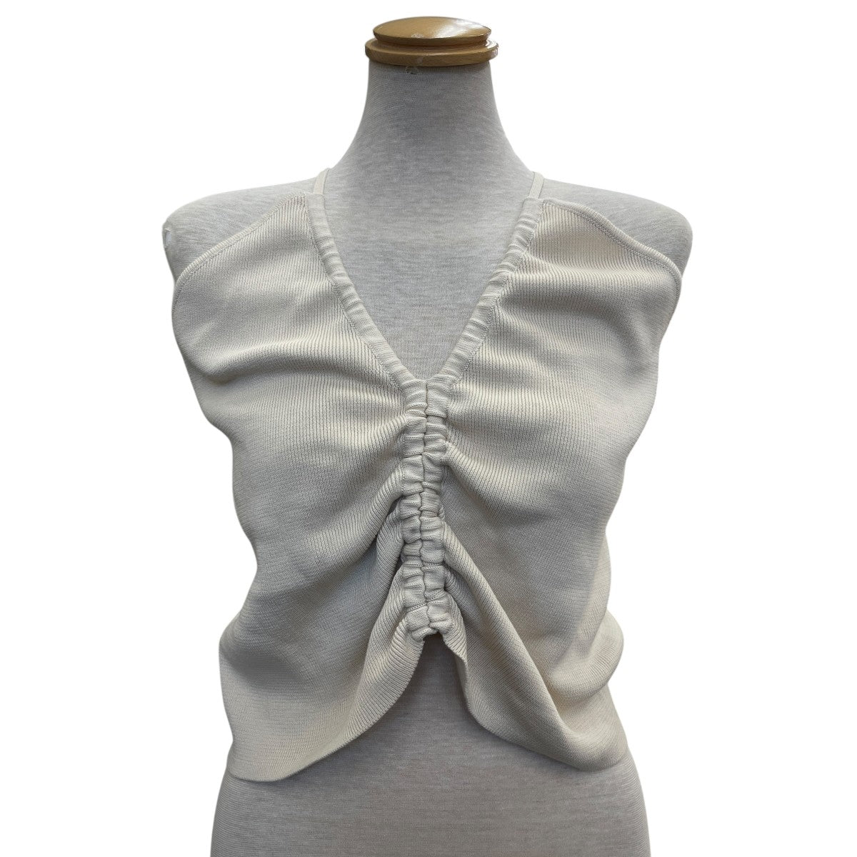 Uhr Drawstring camisole Knitキャミソールニット24SSUhr-KT387 古着・中古-1枚目のアイテム画像