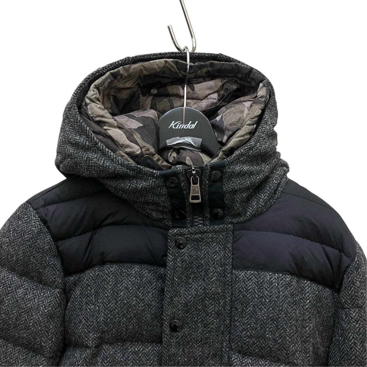 MONCLER ウールダウンジャケットGUYENNE 古着・中古-2枚目のアイテム画像