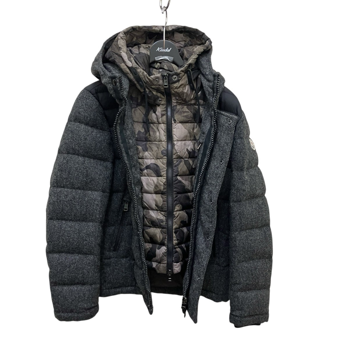 MONCLER ウールダウンジャケットGUYENNE 古着・中古-4枚目のアイテム画像