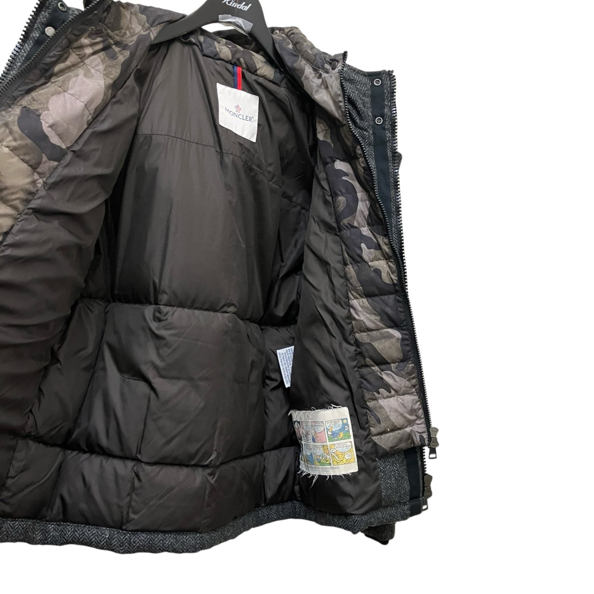 MONCLER ウールダウンジャケットGUYENNE 古着・中古-5枚目のアイテム画像