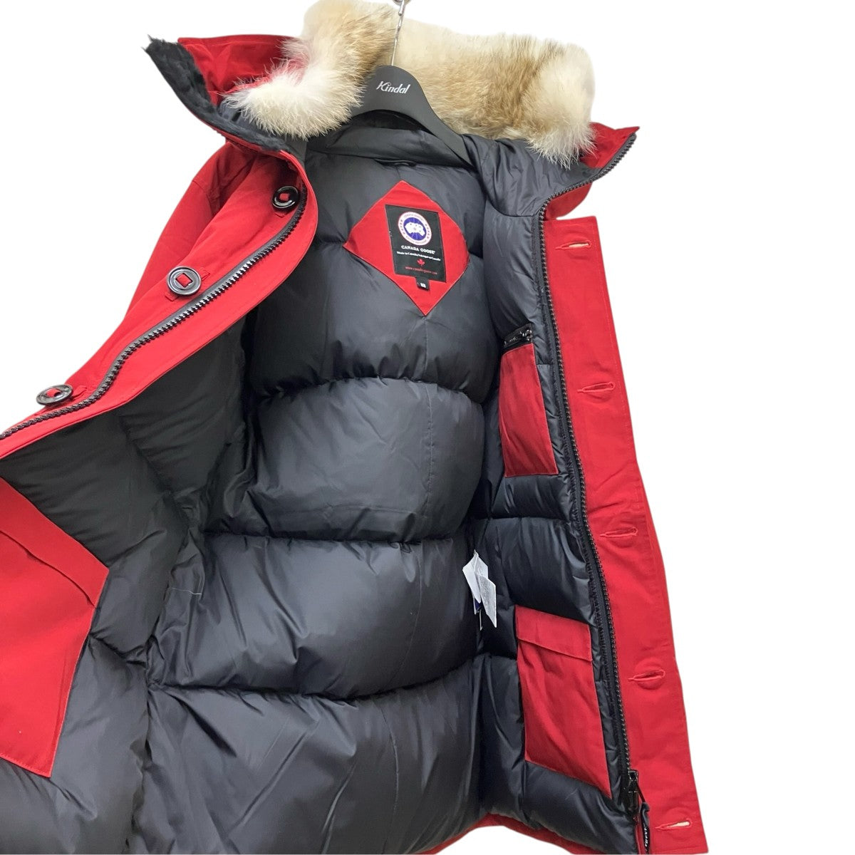 CANADA GOOSE コヨーテファー付きダウンジャケット3438JM 古着・中古-5枚目のアイテム画像
