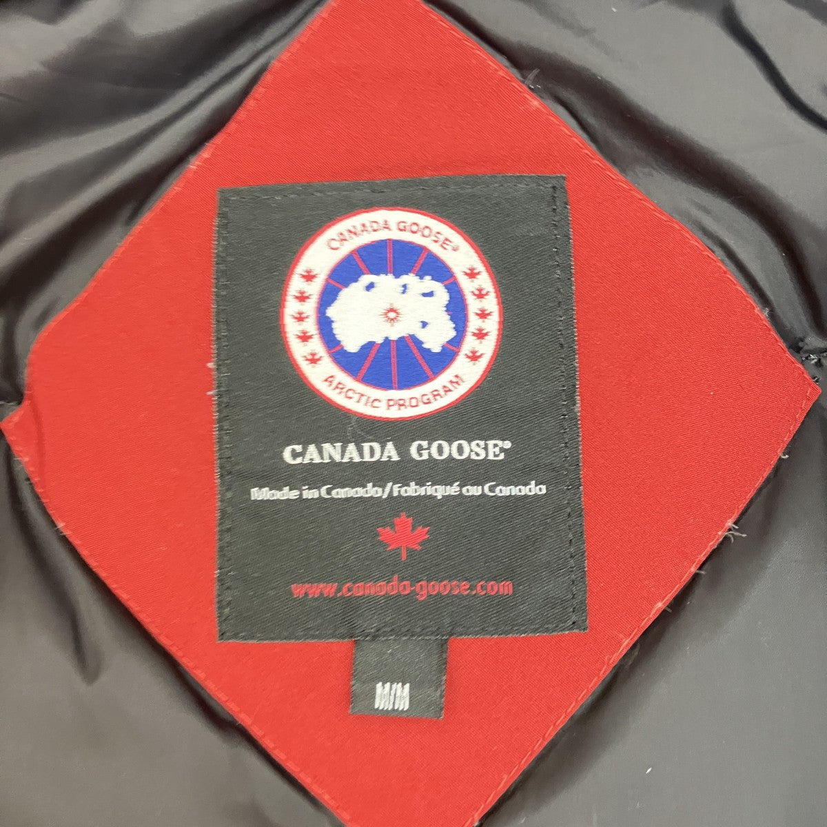 CANADA GOOSE コヨーテファー付きダウンジャケット3438JM 古着・中古-7枚目のアイテム画像