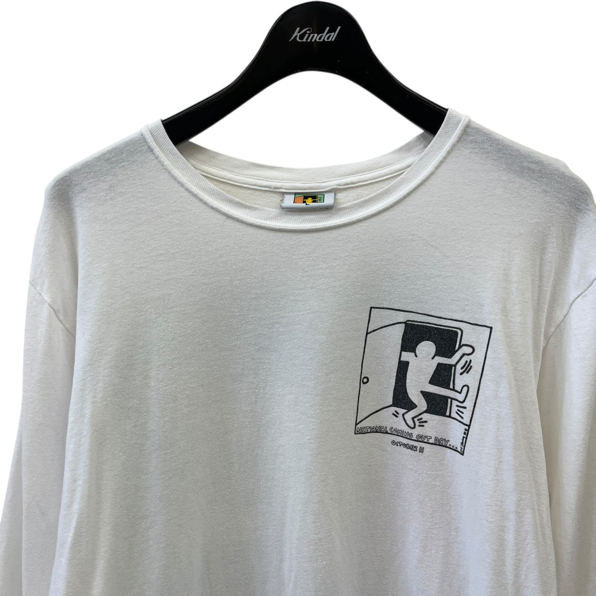 Keith Haring 90’ｓ vintage長袖Tシャツ 古着・中古-3枚目のアイテム画像