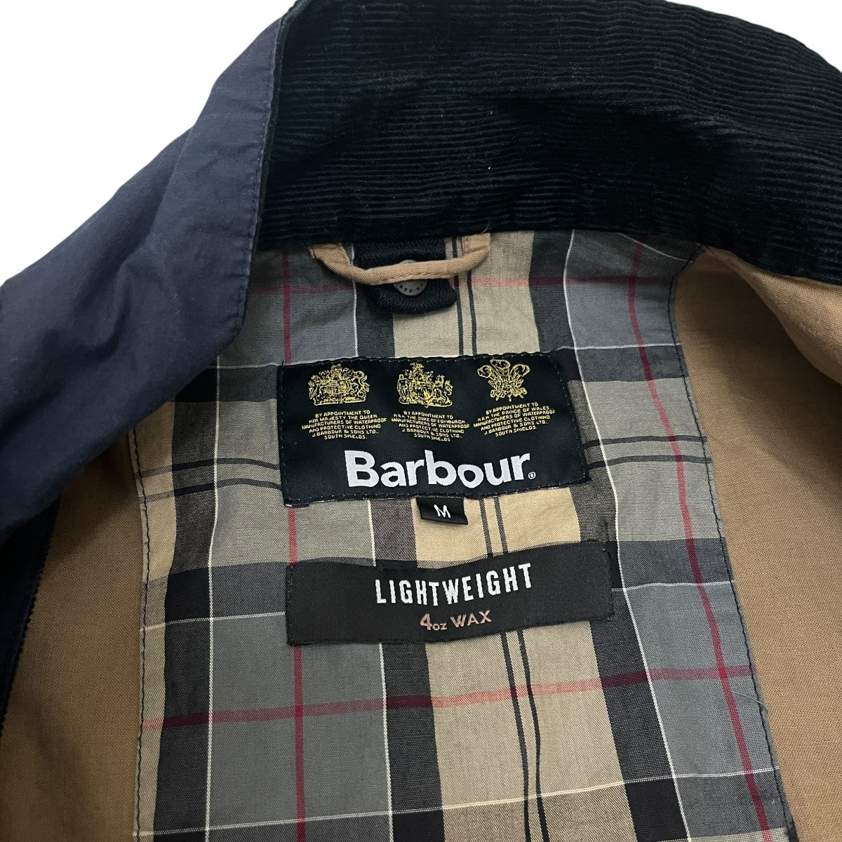 Barbour lightweight admiralty jacketジップブルゾンMWX1464NY51 古着・中古-6枚目のアイテム画像