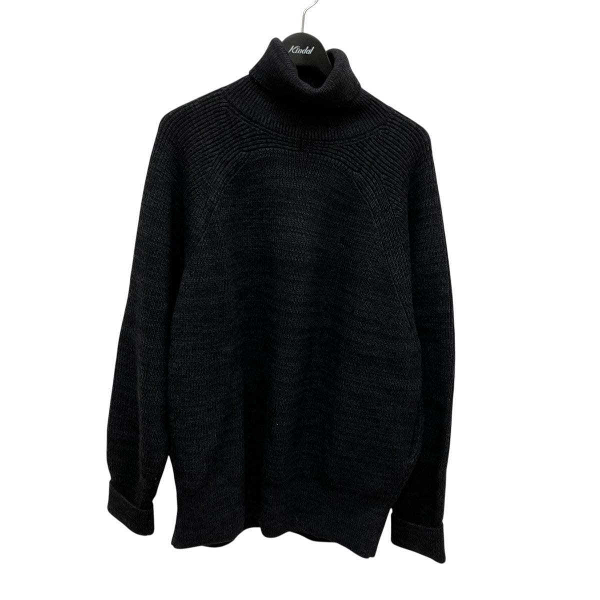 AUBERGE TRUFFAUTキャメル混タートルネックニット 古着・中古-1枚目のアイテム画像