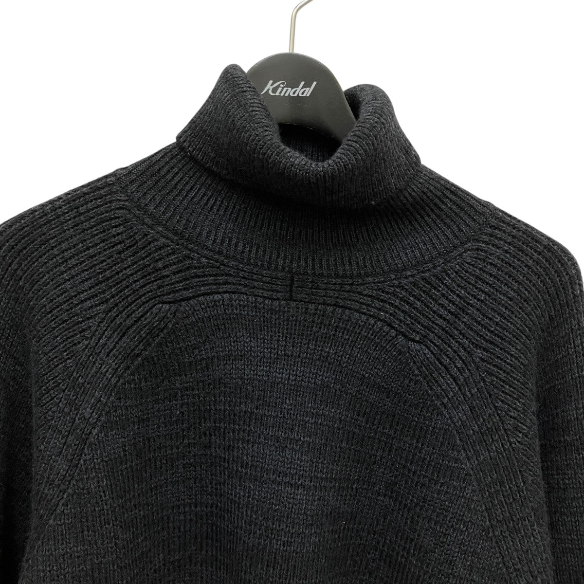 AUBERGE TRUFFAUTキャメル混タートルネックニット 古着・中古-2枚目のアイテム画像