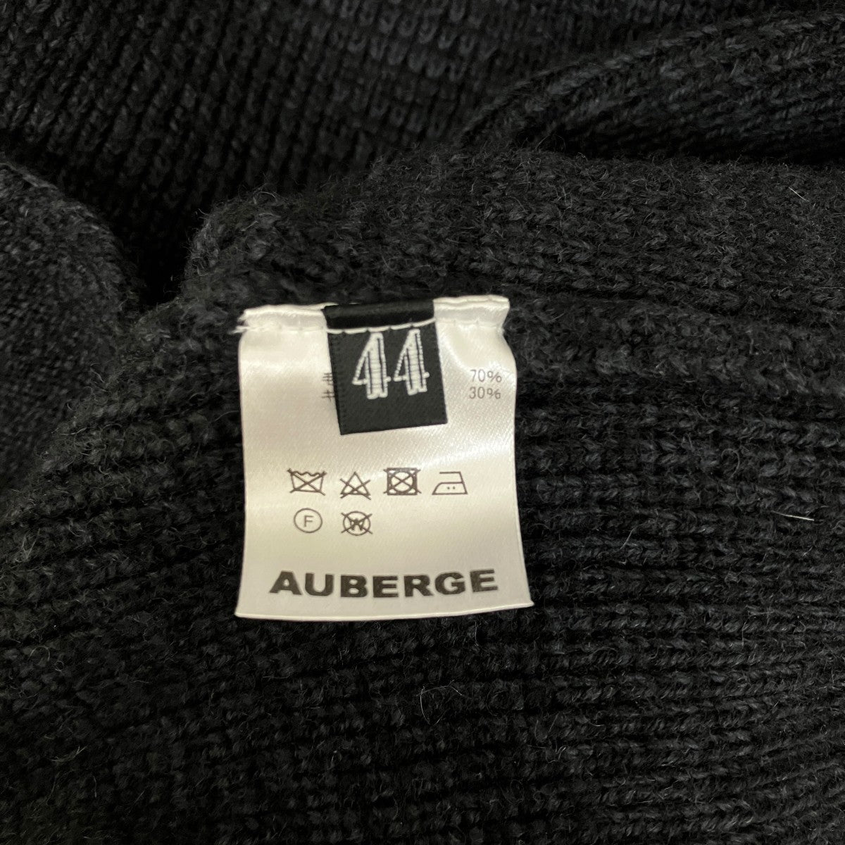 AUBERGE TRUFFAUTキャメル混タートルネックニット 古着・中古-6枚目のアイテム画像