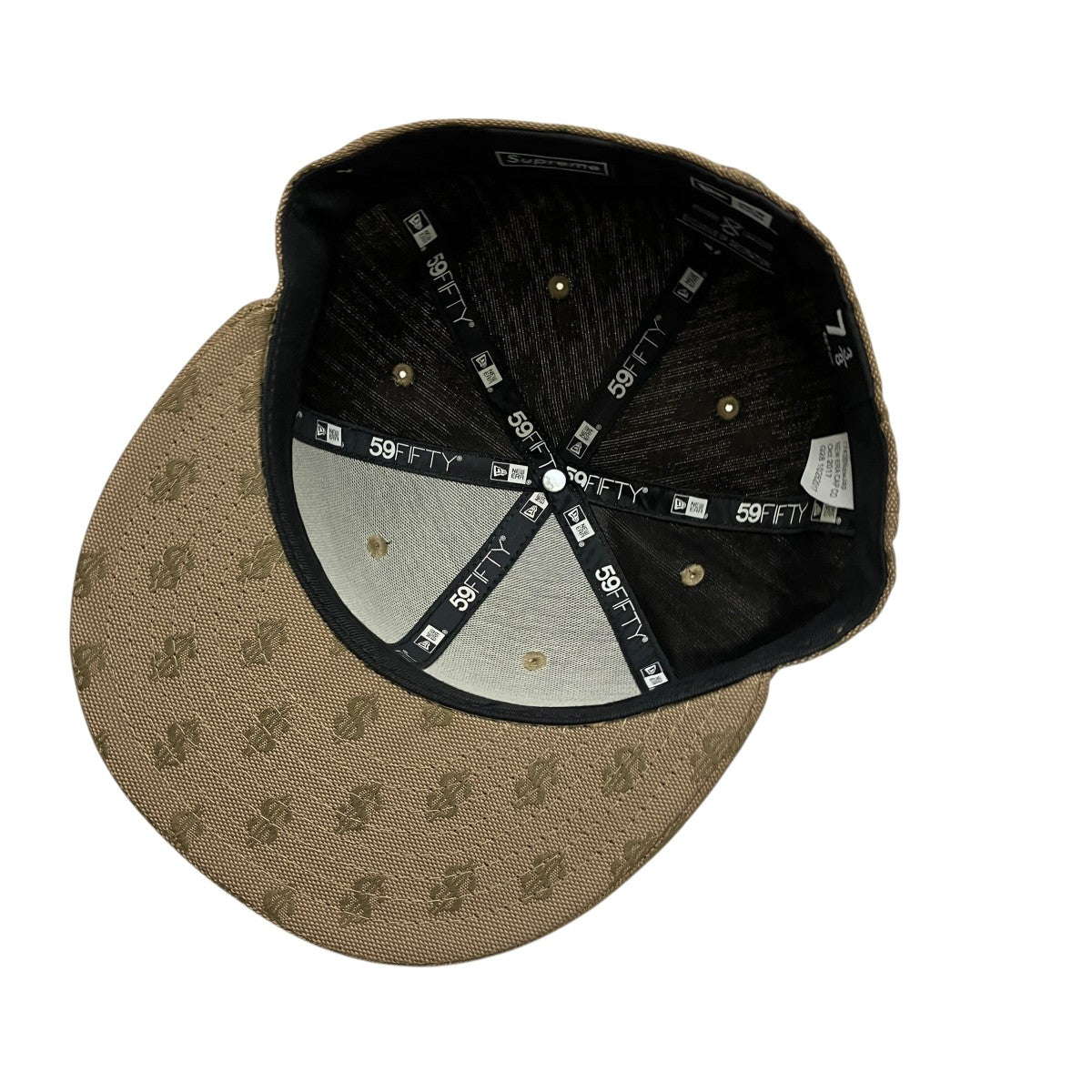Supreme×New Era 18SSMonogram Boxlogoキャップ 古着・中古-4枚目のアイテム画像