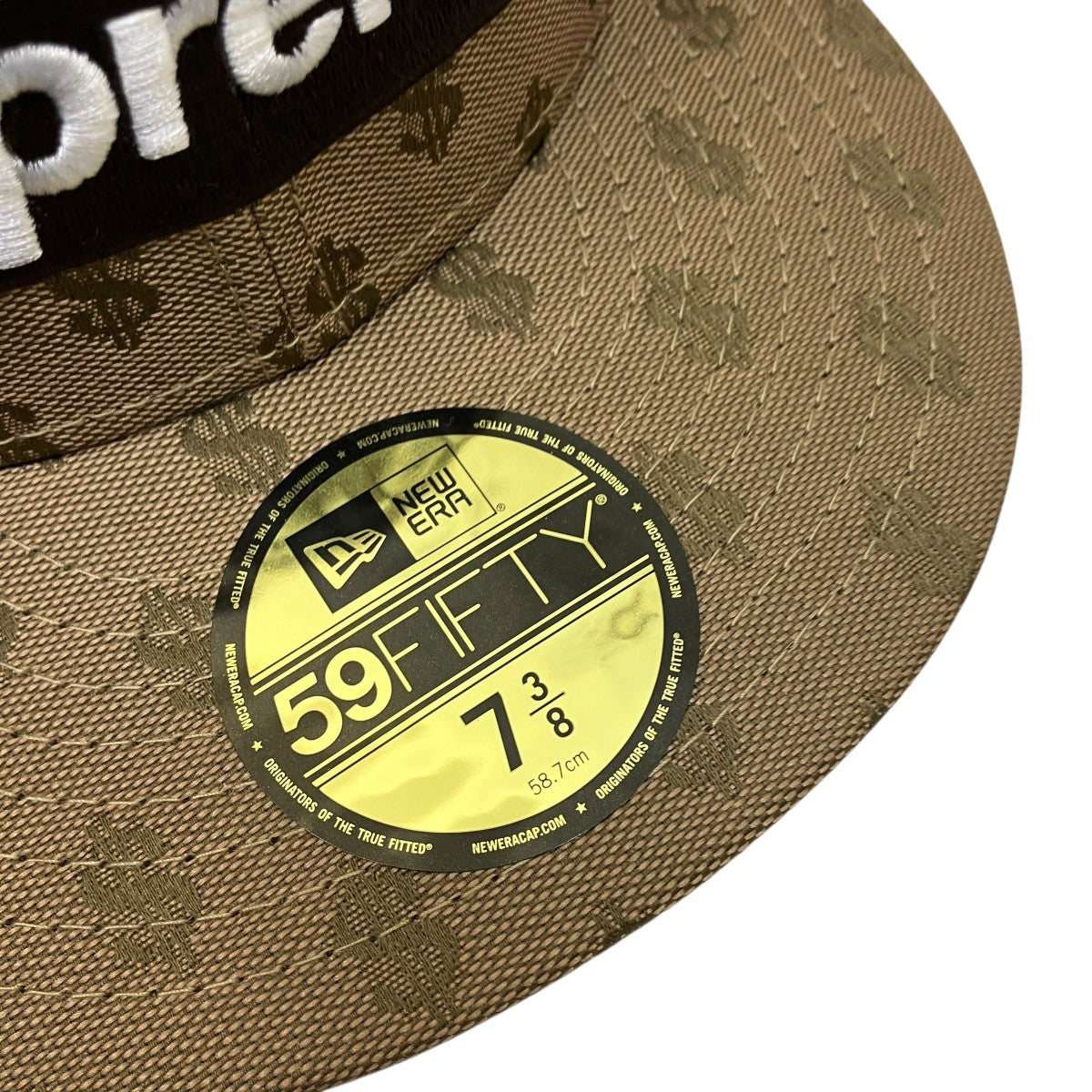 Supreme×New Era 18SSMonogram Boxlogoキャップ 古着・中古-7枚目のアイテム画像