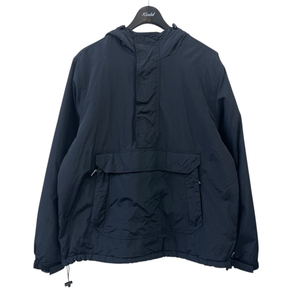 Supreme 17AWHooded Logo Half Zip Pulloverアノラックパーカー 古着・中古-1枚目のアイテム画像