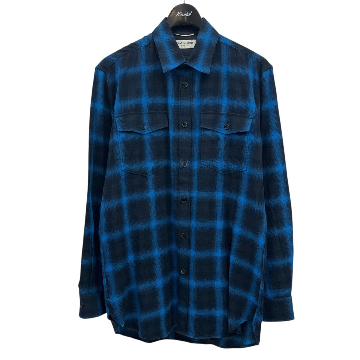 Saint Laurent Paris(サンローランパリ) オンブレチェックシャツ392945