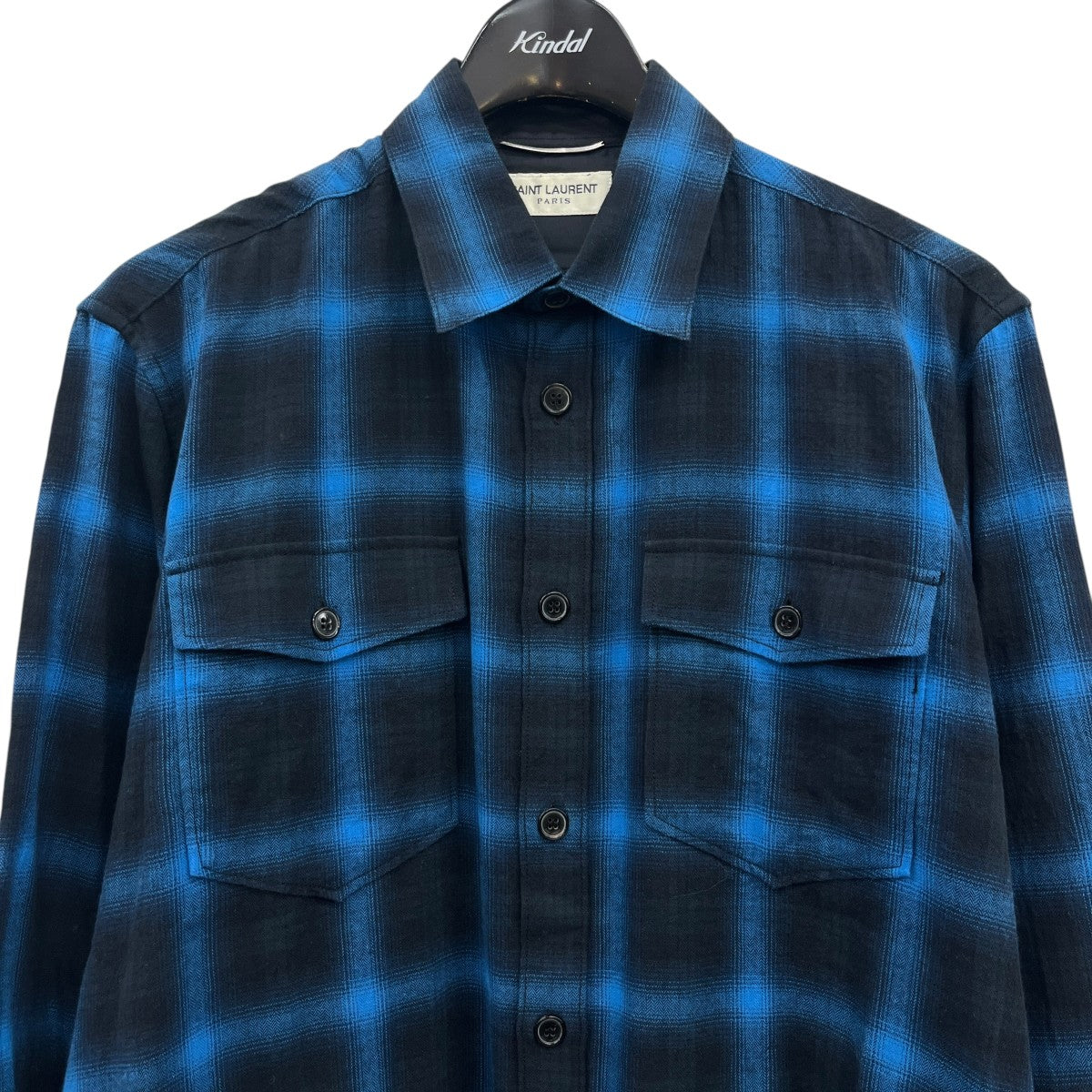 Saint Laurent Paris(サンローランパリ) オンブレチェックシャツ392945