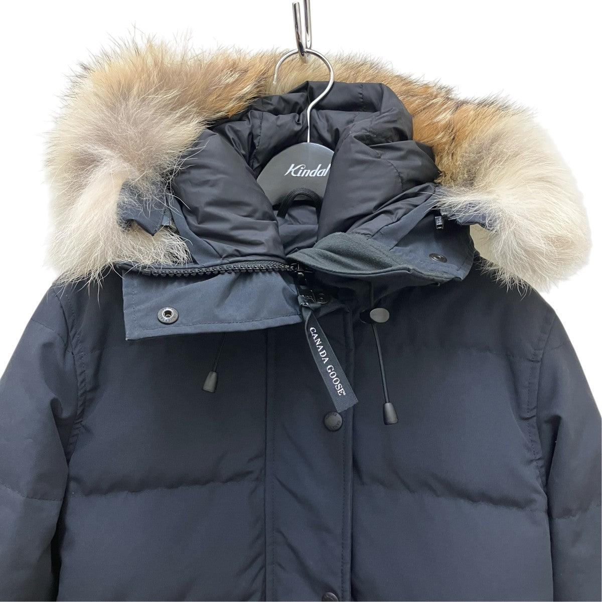 CANADA GOOSE コヨーテファー付きダウンジャケット3802LA 古着・中古-2枚目のアイテム画像
