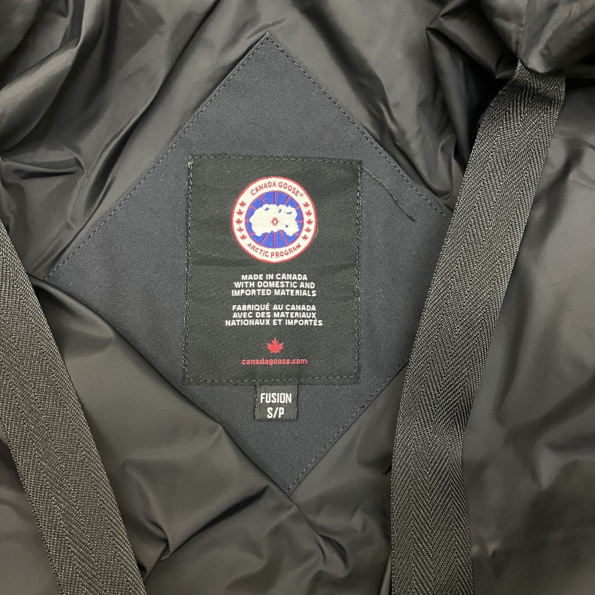 CANADA GOOSE コヨーテファー付きダウンジャケット3802LA 古着・中古-8枚目のアイテム画像