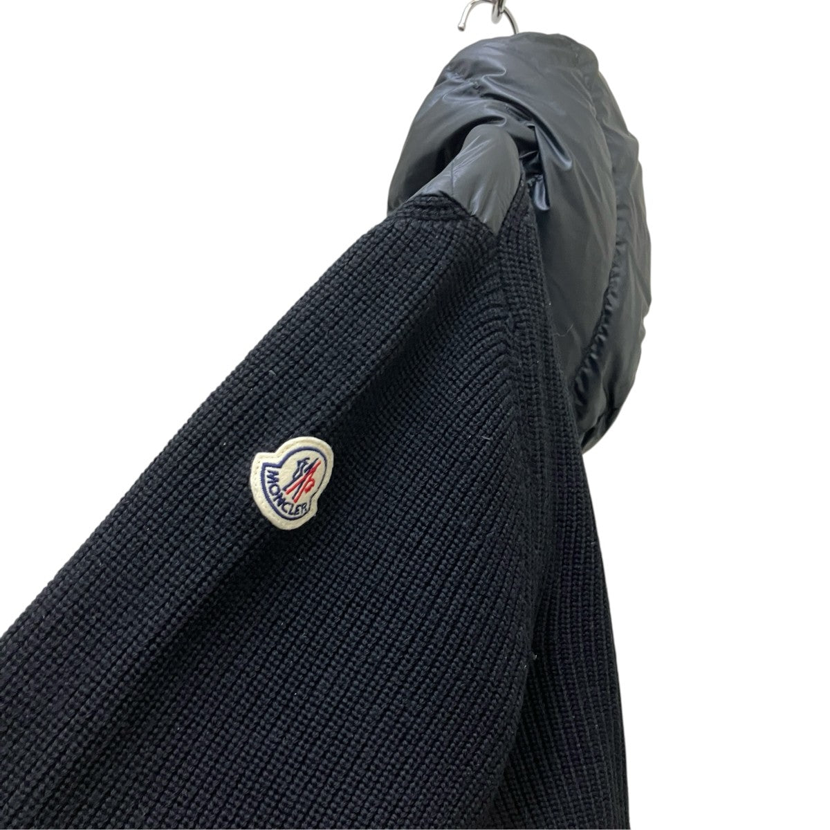 MONCLER CARDIGAN TRICOTニット切替ダウンジャケットK20919B00041 古着・中古-4枚目のアイテム画像